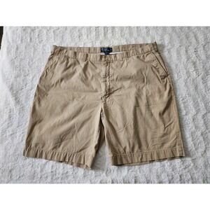 Polo Ralph Lauren Big Prospect Shorts Tank Khaki Mems 48B Cotton Missing Button